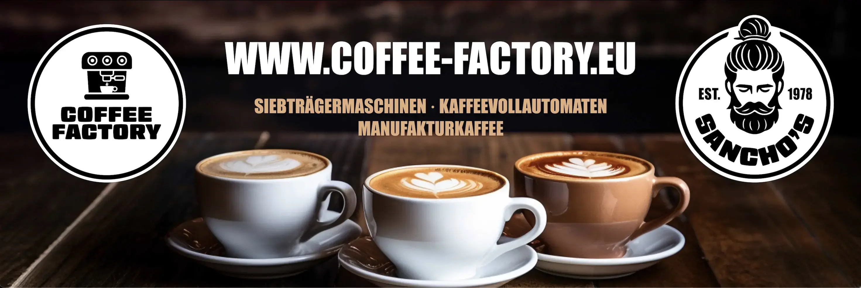 Coffee-Factory.eu Siebträgermaschine Kaffeemühle und Zubehör