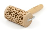 Folkroll 3D-Motiv-Teigrolle 43 cm Stechpalme