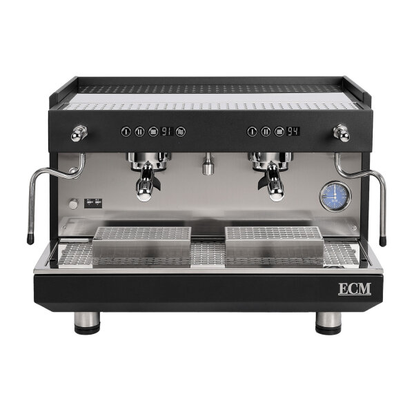 ECM Discover 2 Gruppen Siebträgermaschine schwarz