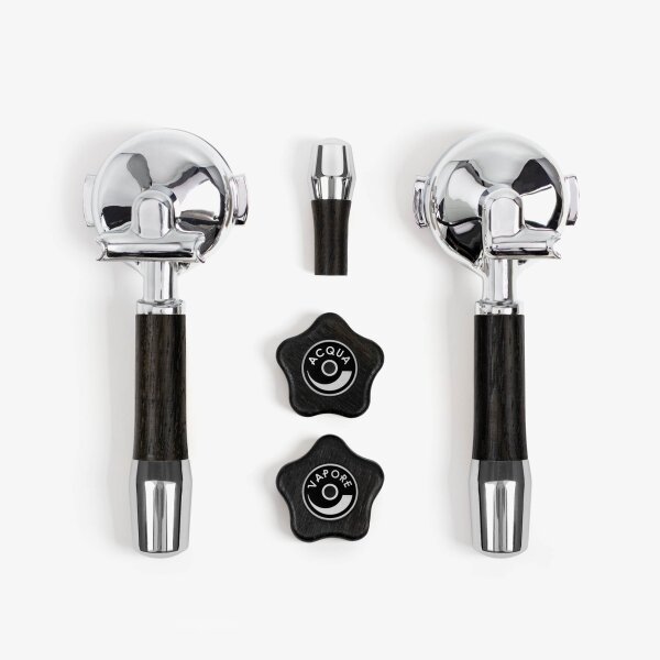 Wiedemann Griffset elegant für ECM mit Drehrädern Räuchereiche