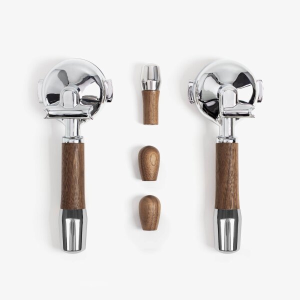 Wiedemann Griffset elegant für ECM Kipphebel V1 Nussbaum