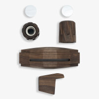 Wiedemann Holzset für La Marzocco Linea Mini Nussbaum