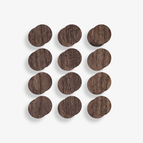 Wiedemann Holzmagnetpads für Rocket Appartamento TCA Nussbaum (24stk.)
