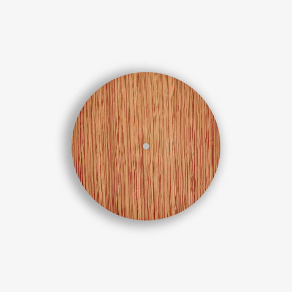 Wiedemann Holzaufkleber für ECM Mühlendeckel Edelstahl Eiche
