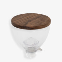 Wiedemann Mühlendeckel für Eureka Mignon Libra 350g Nussbaum