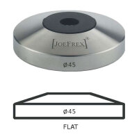JoeFrex Tamper Base Ø 45 mm flach Edelstahl