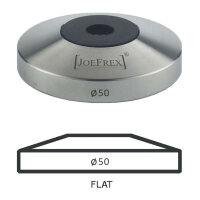 JoeFrex Tamper Base Ø 50 mm flach Edelstahl