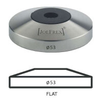 JoeFrex Tamper Base Ø 53 mm flach Edelstahl