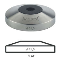 JoeFrex Tamper Base Ø 51,5 mm flach Edelstahl