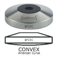 JoeFrex Tamper Base Ø 53 mm convex Edelstahl