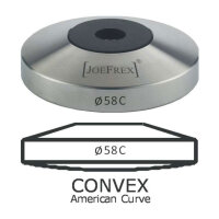 JoeFrex Tamper Base Ø 58 mm convex Edelstahl