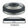 JoeFrex Tamper Base Knock Ø 49 mm flach Edelstahl