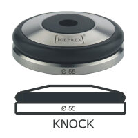 JoeFrex Tamper Base Knock Ø 55 mm flach Edelstahl