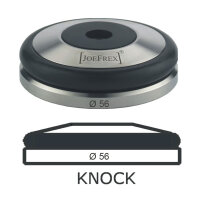 JoeFrex Tamper Base Knock Ø 56 mm flach Edelstahl
