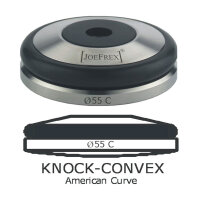 JoeFrex Tamper Base Knock Ø 55 mm convex Edelstahl
