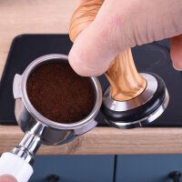 JoeFrex Tamper Base Knock Ø 57 mm convex Edelstahl