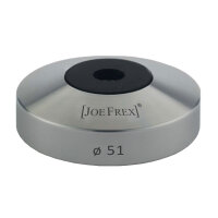 JoeFrex Tamper Base Classic Ø 51 mm flach Edelstahl