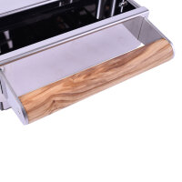 JoeFrex Sudschublade Exclusive Slim Olivenholz Griff