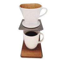 JoeFrex Filterkaffee Station Walnussholz