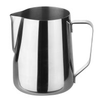 JoeFrex Milchkännchen 350 ml Edelstahl mit Scala