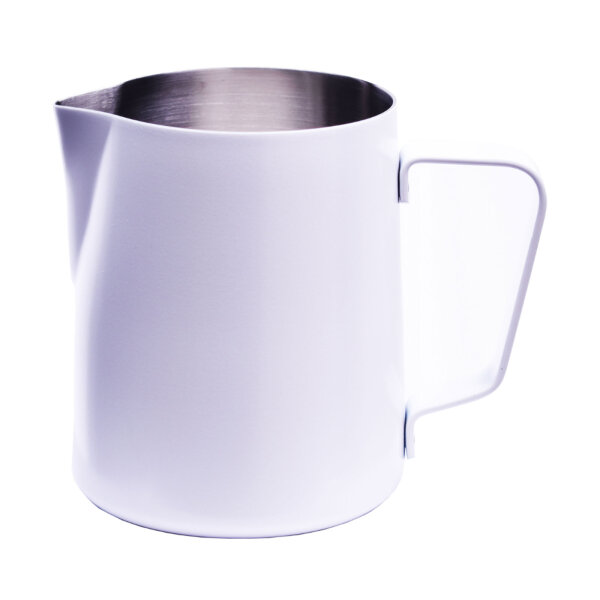 JoeFrex Milchkännchen 590 ml Edelstahl weiß