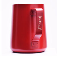 JoeFrex Milchkännchen 350 ml Edelstahl rot