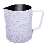 JoeFrex Milchkännchen 350 ml mit Milch Text Grafik...