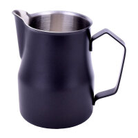 JoeFrex Milchkännchen 350 ml Classic Edelstahl schwarz