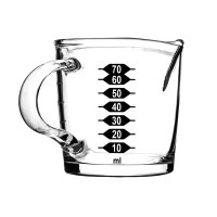 JoeFrex Espresso Shot Glas 70 ml mit Doppelauslauf