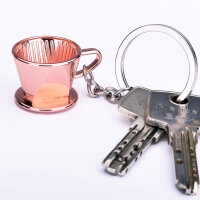 JoeFrex Schlüsselanhänger Kaffeefilter kupfer