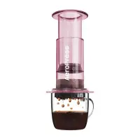 AeroPress Kaffeebereiter Clear Rosa