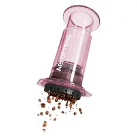 AeroPress Kaffeebereiter Clear Rosa