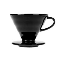 Hario V60 02 Kasuya Keramik Handfilter Dripper schwarz