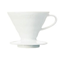 Hario V60 01 Keramik Handfilter Dripper weiß